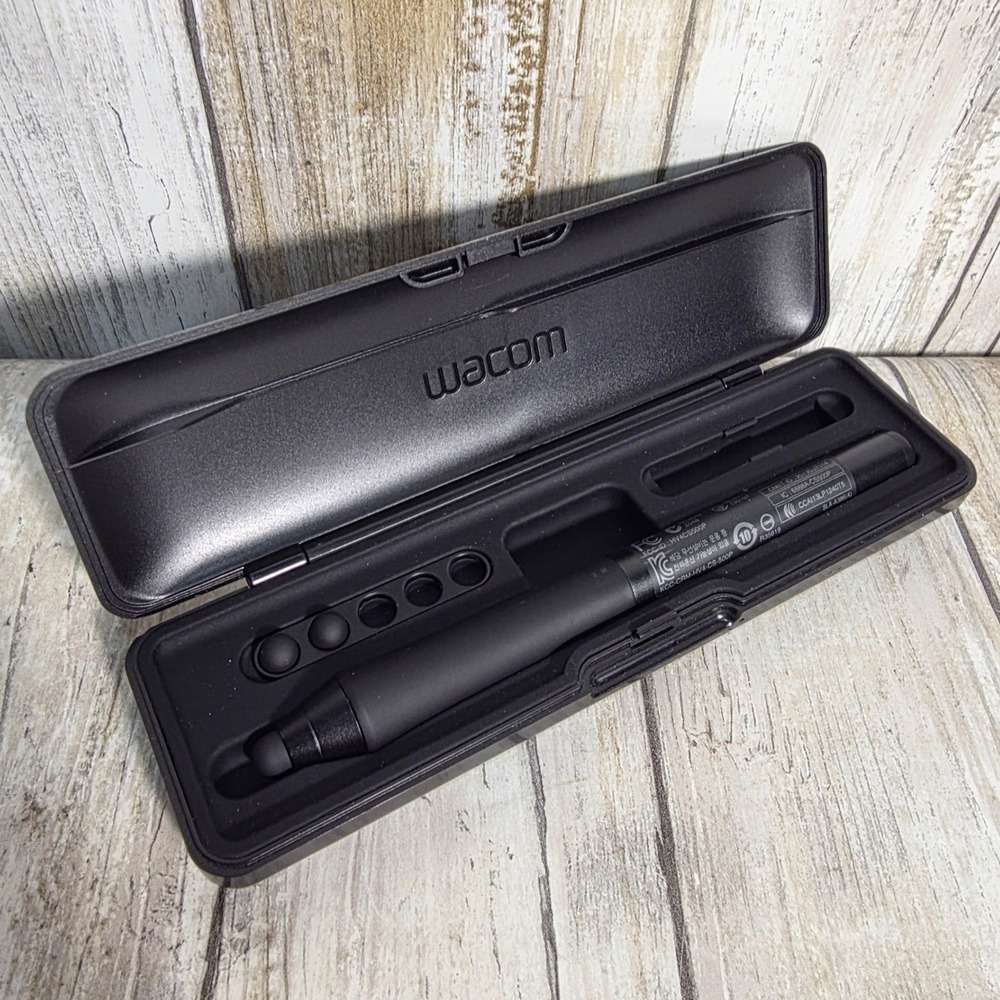 Wacom Pro Pen 2 KP-504E Digital Stylus with Carrying Case and Nibs Black